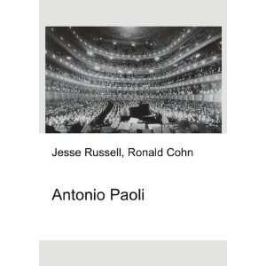  Antonio Paoli Ronald Cohn Jesse Russell Books