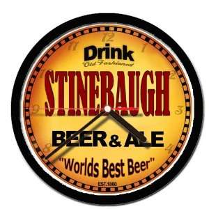  STINEBAUGH beer and ale cerveza wall clock Everything 