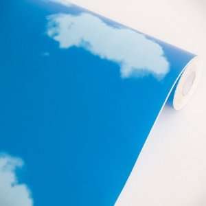  New   Clear sky   Self Adhesive Printed Window Film Home 