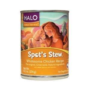 Halo Purely For Pets, Spots Stew Dog, Chicken, 12/13.2 Oz