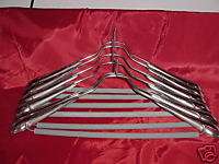   STATES LINES (12) Chrome Stateroom Hangers w/Closet Rings  