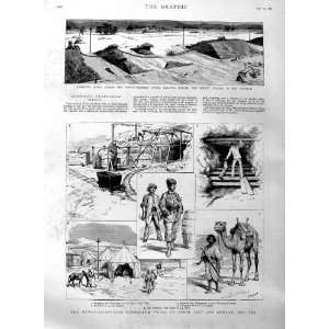  1886 Petroleum Wells Gebel Zeit Railway Punjaub Floods 