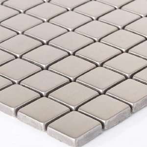 Sample) Stainless Steel Tiles Earthworks Metal Mosaic Series Small 