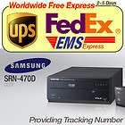 New SAMSUNG CCTV SRN 470D 4CH H.264 Network NVR DVR +1TB +Worldwide 