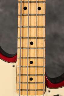 original 1972 Fender TELECASTER Tele Bass CANDY APPLE RED  