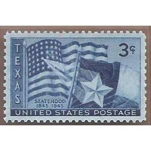  Postage Stamps US Texas Statehood State Flag Sc937 MNH 