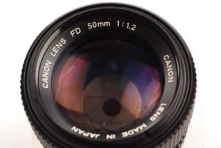 Canon FD 50mm F1.2 Lens Fast Prime Lens Mint 9/10 Condition 60 day 