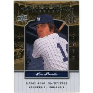  Lou Piniella New York Yankees 2008 Upper Deck Yankee 