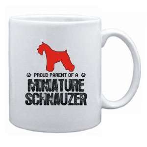  New  Proud Parent Miniature Schnauzer  Mug Dog
