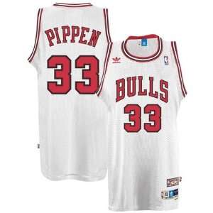  Chicago Bulls Scottie Pippen Swingman White jersey Sports 