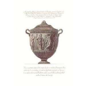  Classical Urns Vases (H) by Giovanni B Piranesi. Art 