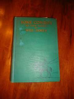   Cowboy My Life Story by Will James 1st edition 1930 with Scribner A