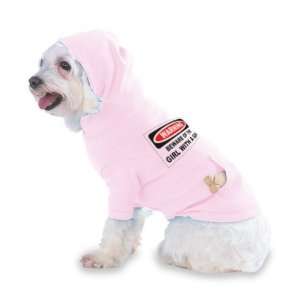   GUN Hooded (Hoody) T Shirt with pocket for your Dog or Cat LARGE Lt