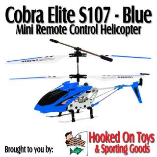 Helicóptero remoto de elite S107 de canal Cobra 3 mini   AZUL 