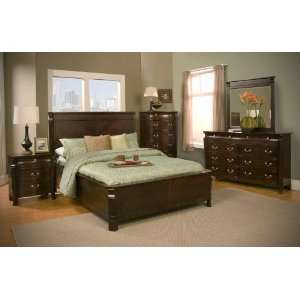  California King Panel Bed In Cherry