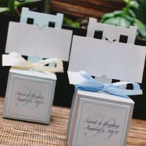  Favor Box   Chair Place Card   Label and Ribbon (20 kits 