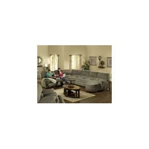   Sectional in Sage Suede Fabric Cover by Catnapper   3934 SG Home