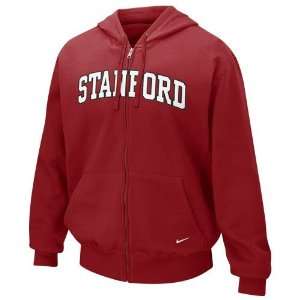  Nike Stanford Cardinal Cardinal Classic Full Zip Fleece 