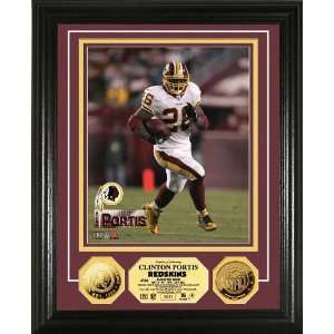 Clinton Portis 24KT Gold Coin Photo Mint  Sports 