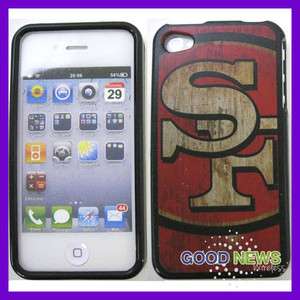 for Verizon Sprint AT&T Apple iPhone 4 4S   San Francisco 49ers Case 