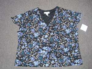 Sag Harbor Carefree Knits Womens Top Size 3X NWT  