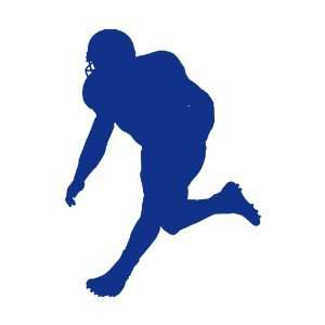  Football BLUE vinyl window decal sticker