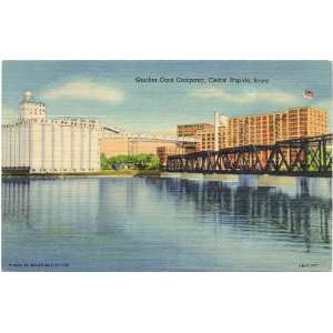   Postcard Quaker Oats Company Cedar Rapids Iowa 
