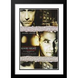 Good Night and Good Luck 32x45 Framed and Double Matted Movie Poster 