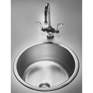 Just Round Bowl Designer Series Undermount Stainless Steel Sink, DUFB 