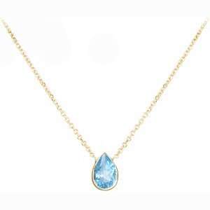   Teardrop Solitaie Necklace (2.5 cts.tw.) Evyatar Rabbani Jewelry