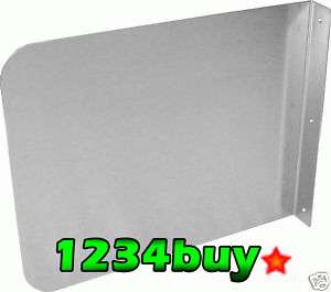 24 Compartment Sink Splash Guard 26x12 Mounting type  
