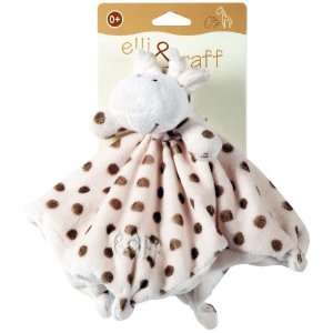  Elli & Raff Giraffe Soft Plush Baby Comfort Blanket 0 
