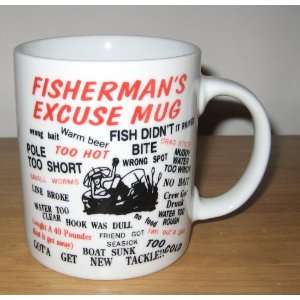  Fishermans Excuse Coffee Mug 