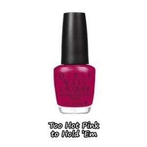  OPI Too Hot Pink to Hold Em T19 Nail Polish 0.5 oz 