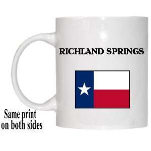  US State Flag   RICHLAND SPRINGS, Texas (TX) Mug 