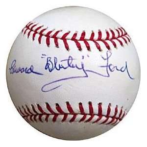  Whitey Ford Autographed Ball   Edward   Autographed 