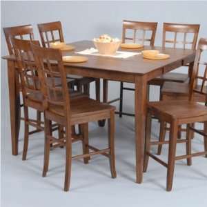   Counter Height Table Finish Oak/Nutmeg Furniture & Decor