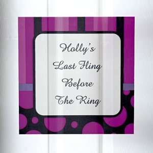  Personalized Simply Sassy Window Cling   Party Decorations 