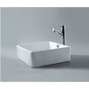  Y9851 Bathroom Ceramic Vessel Sink Bowl Square