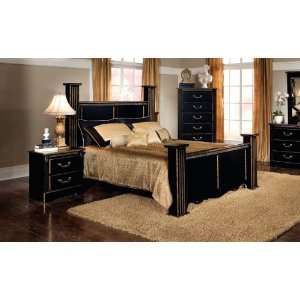  The Simple Stores Redford Traditional Column Bed