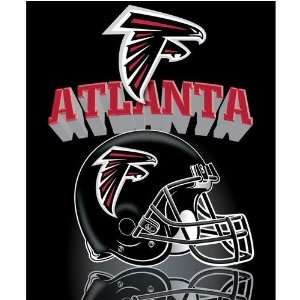  Atlanta Falcons Light Weight Fleece NFL Blanket (Grid Iron 