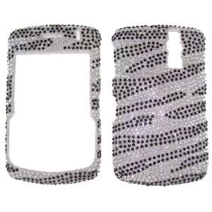 BlackBerry Curve 8300/8310/8320/8330   Zebra Skin Design Black/silver 