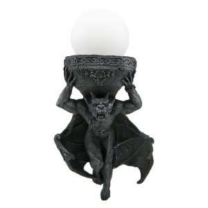  Chained Demon Gargoyle Wall Mounted Globe Lamp