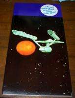 1976 ORIGINAL STAR TREK *ENTERPRISE SPACE SHIP* BIRTHDAY CARD SEALED 