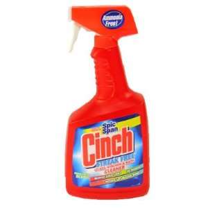 Spic and Span Cinch Glass, Kitchen & Bath Cleaner, 17 oz (Pack of 12)