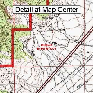   Map   Richfield, Utah (Folded/Waterproof)