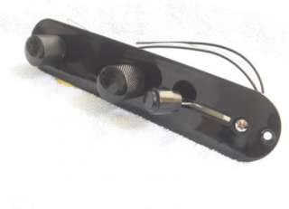 Tele Prewired Control Plate Black for Tele body Custom  