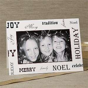  Personalized Holiday Sentiments Photo Christmas Cards 
