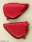 Honda CB100 CL100 CB125 CB125S Red Side Cover Left & Right Pair NEW CB 