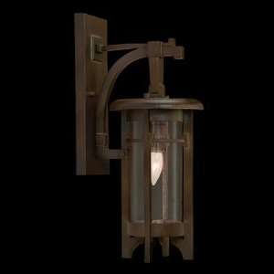   Outdoor Wall Lantern in Dark Roan Patina Width 13